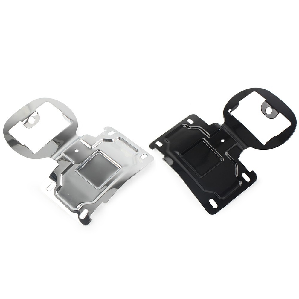License Plate Relocation Bracket Mount Kit for Black Harley Touring