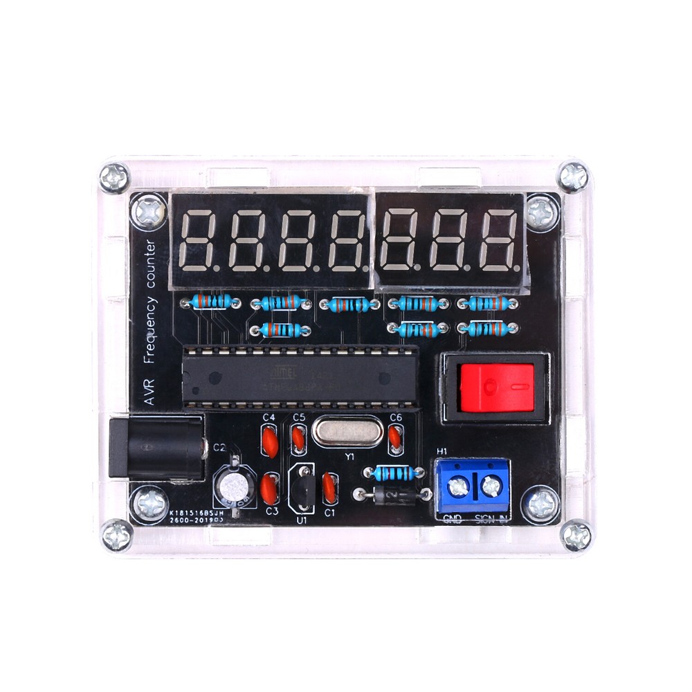 10MHz Frequency Meter DIY Kit Frequency Counter AVR Frequency with Shell O4G8