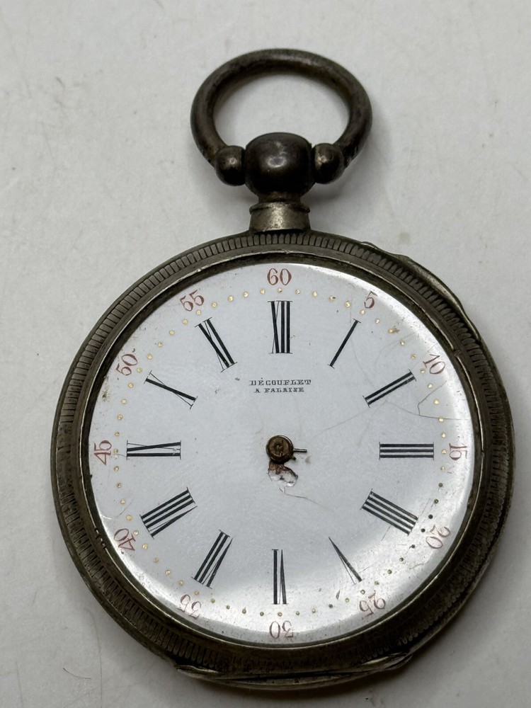 Decouflet A Falaise pocket watch Silver
