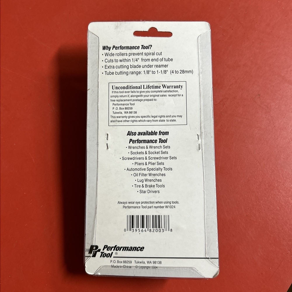 Performance Tool W82003 Professional Tubing Cutter (W82003)