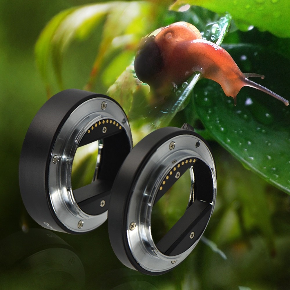 Professional Auto Focus Macro Extension Tube Set for Sony E-Mount Camera