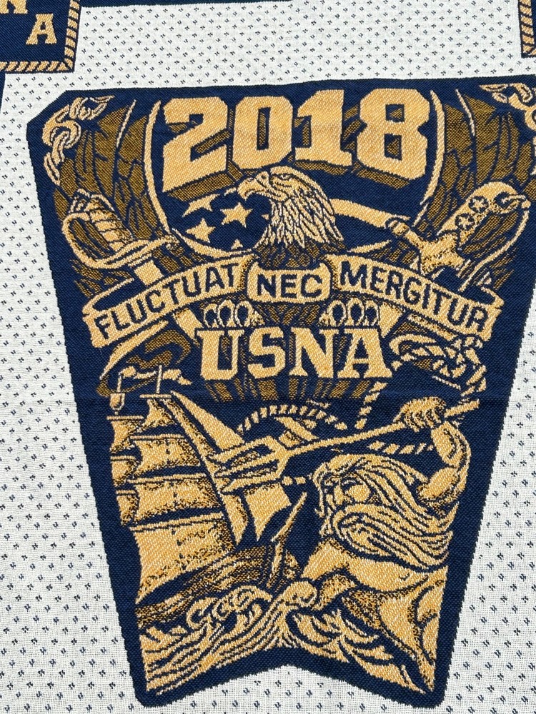 US Naval Academy Class Of 2018 Blanket