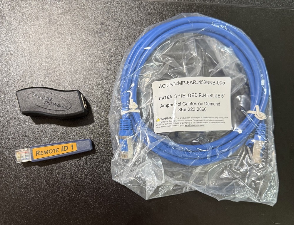 Fluke Networks LIQ-100 LinkIQ Cable + Network Tester (Working)
