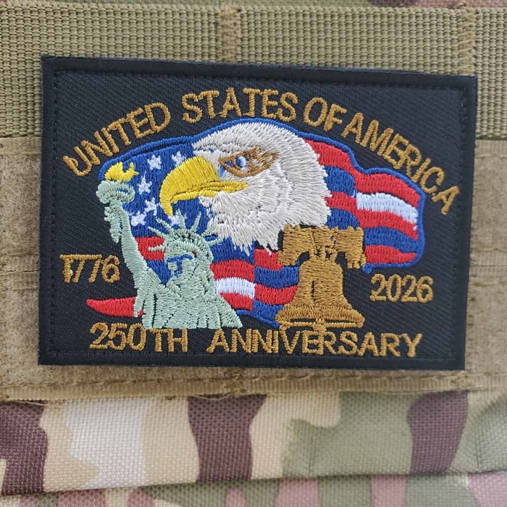250 ANNIVERSARY Tactical Morale Patch Hook and Loop
