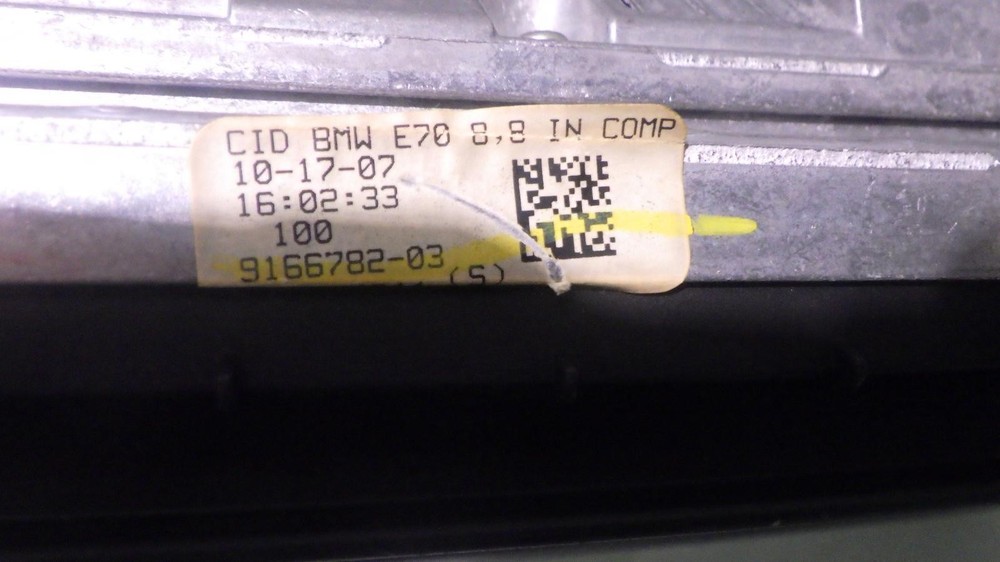 08 BMW X5 Info Screen display 1742623