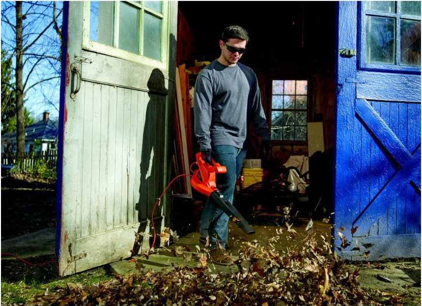 Electric Leaf Blower, 7-Amp