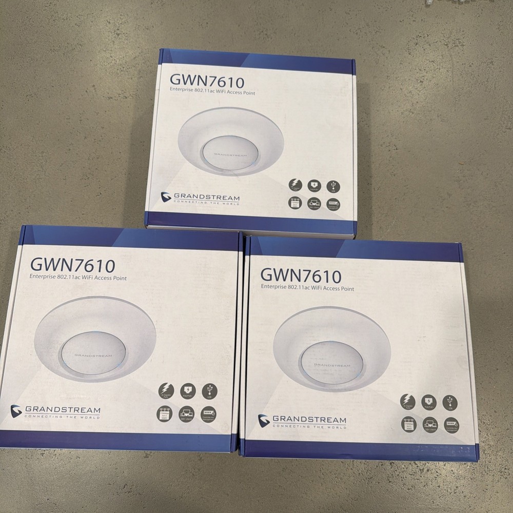 Grandstream GWN7610 Access Point - White 3pc