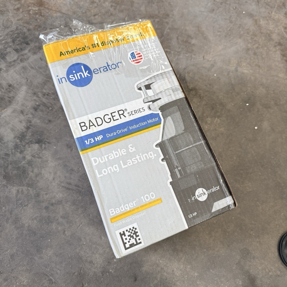 InSinkErator Badger 100 Continuous Feed Garbage Disposal 1/3HP