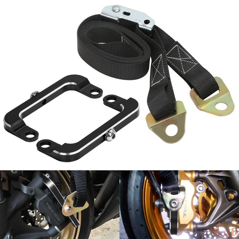2017+ GSXR1000 GSXR1K FRONT SUSPENSION FORK LOWERING STRAP & CALIPER BRACKETS