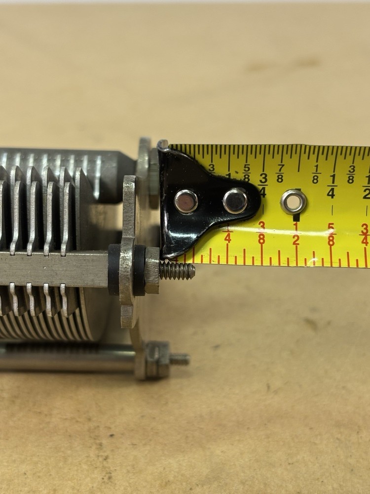 1920s ERLA Single Connected Air Variable Capacitor w 5/8" Shaft Qty