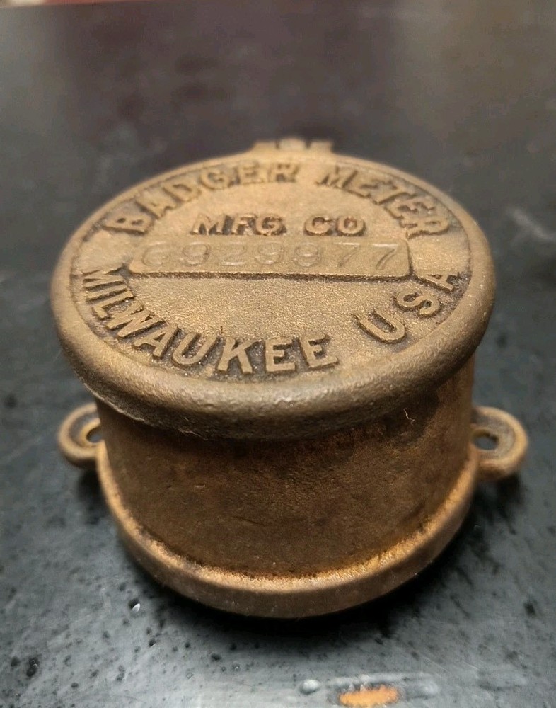 Vintage Brass Badger Water Meter