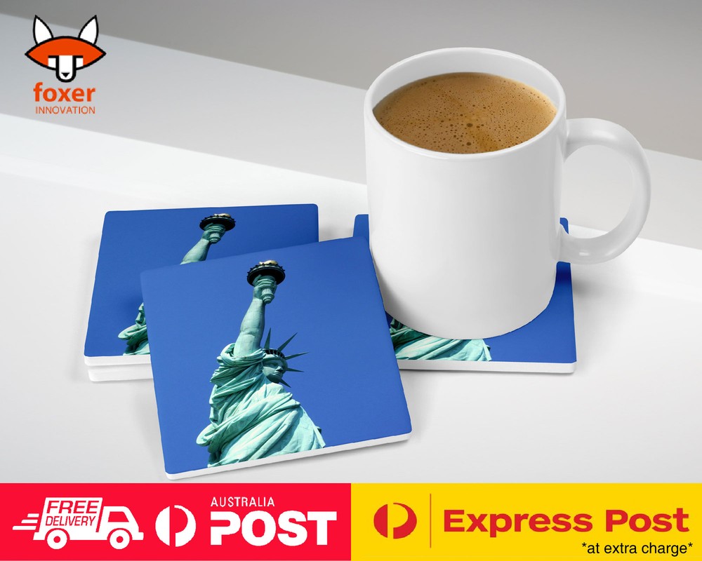 COASTER COFFEE DRINKING MAT|STATUE OF LIBERTY #1
