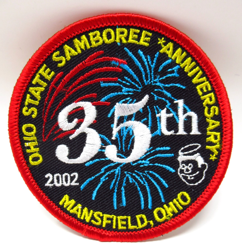 Good Sam Patch Ohio Samboree 35th Anniversary 2002 Mansfield Fireworks