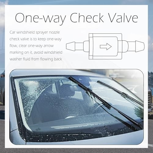 2PCS Windshield Washer Check Valve,Windshield Washer Nozzle Check Valve