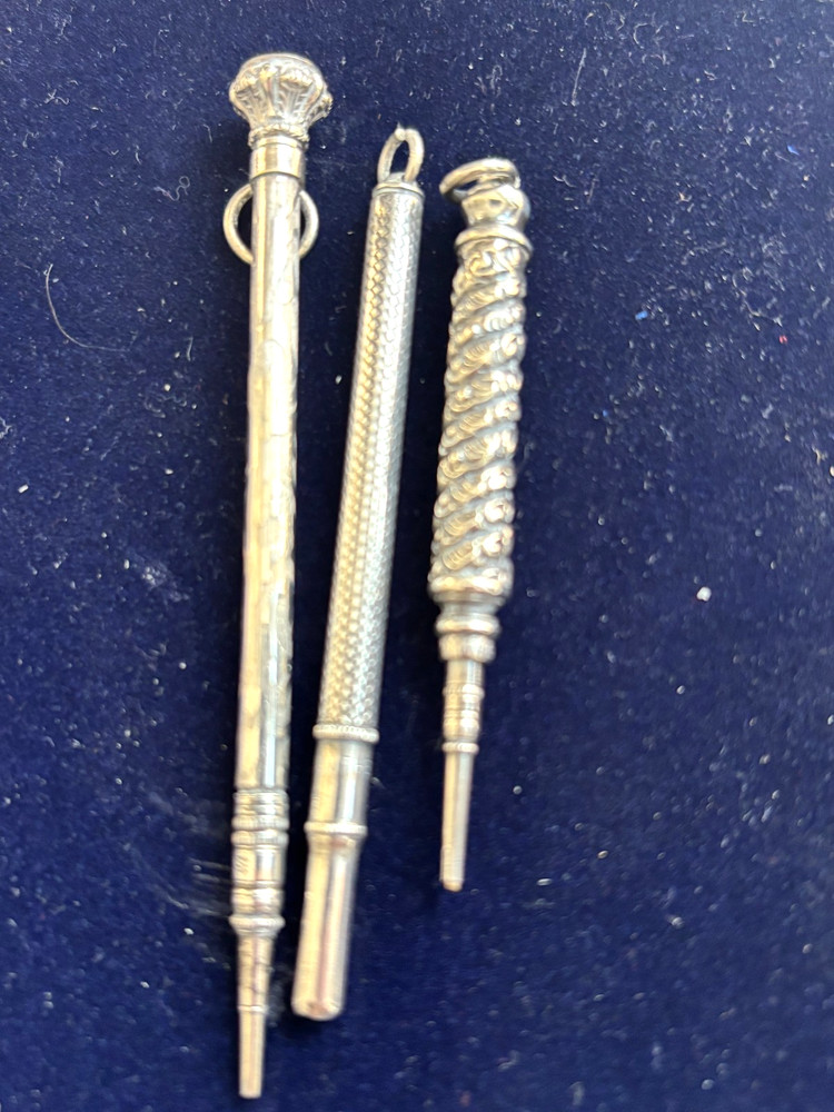 STERLING ,SILVER,SET OF PENCIL (3)