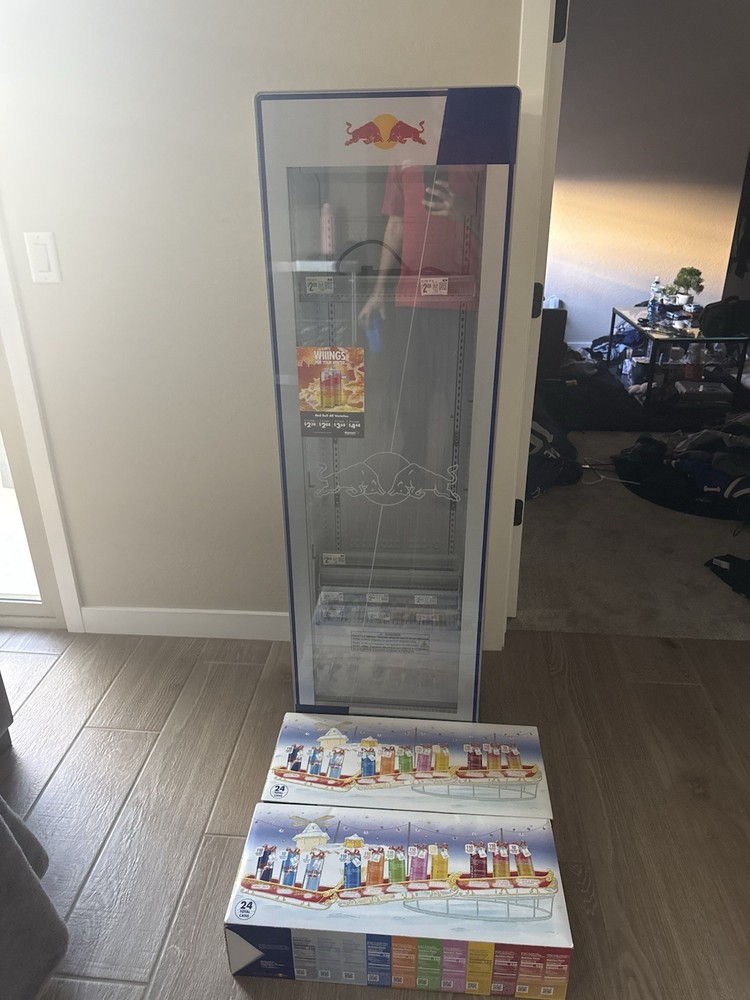 Red Bull Fridge High-Quality Insulated Storage Container