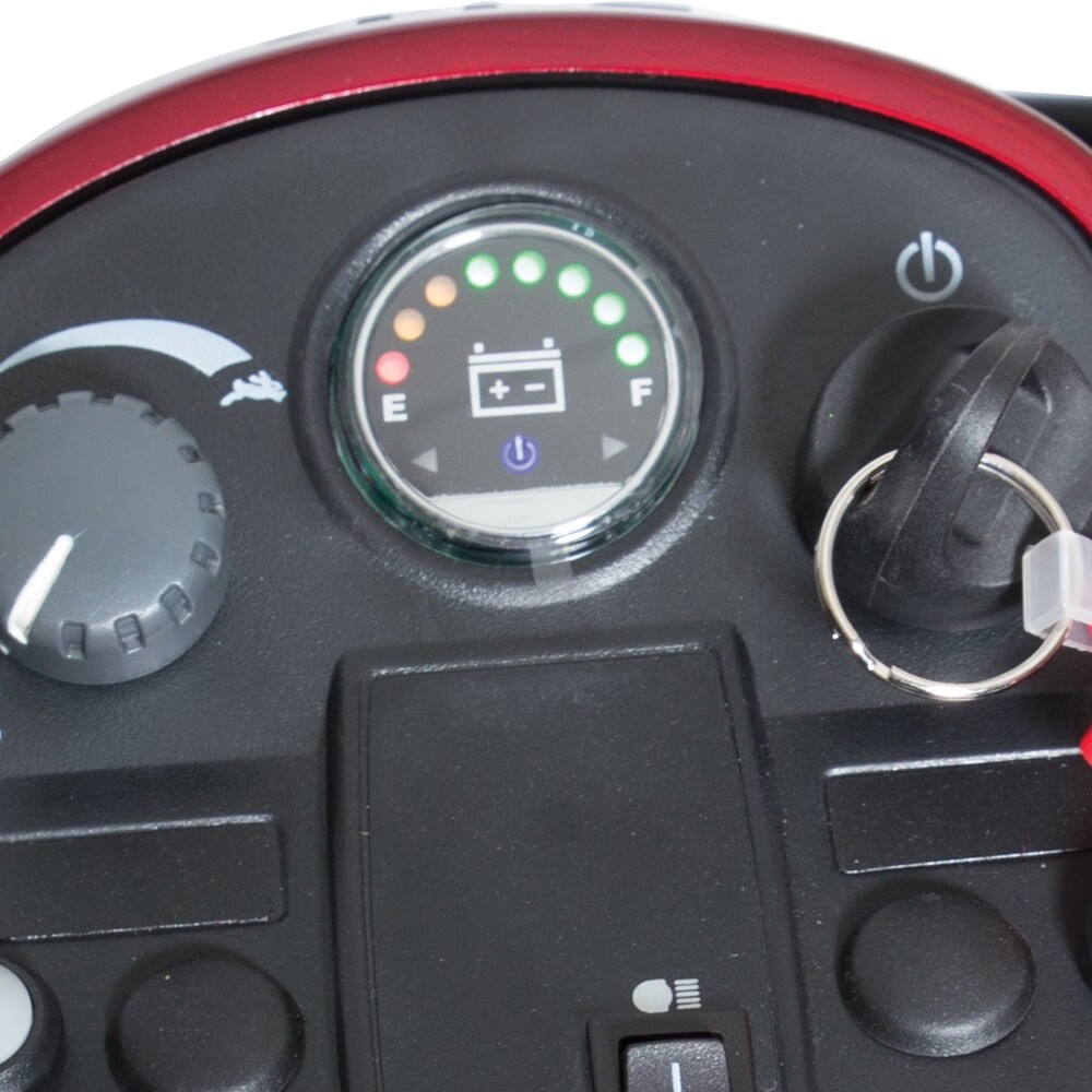 Pride Mobility Victory 9 4-Wheel Scooter, Candy Apple Red