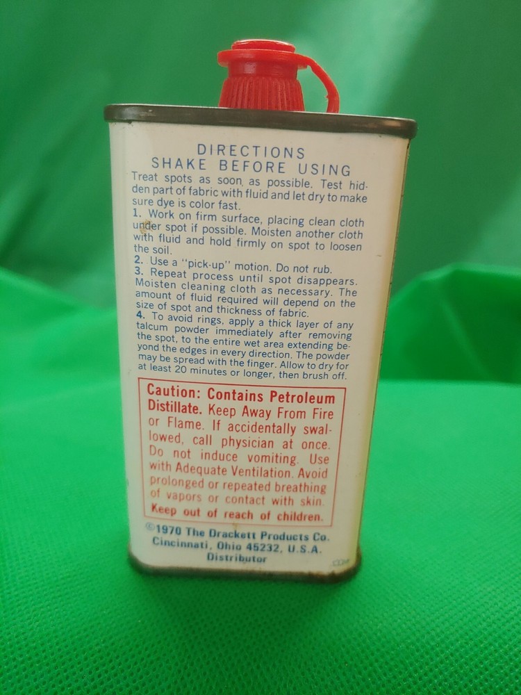 VTG Renuzit Spot Remover 4 Oz Tin Empty Cincinnati OH