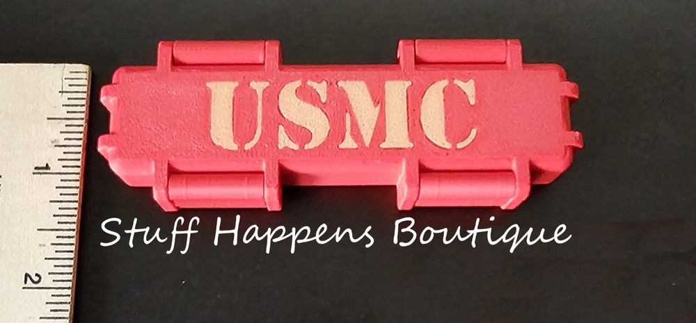 Red USMC Tactical Gum Ration Box - 3D Printed Box