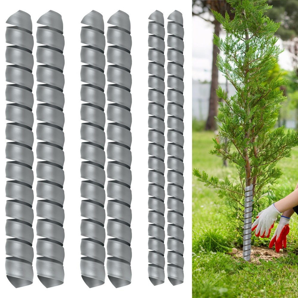 Tree Trunk Protector, 3 Size Plastic Spiral Tree Guard Tree Bark Protector