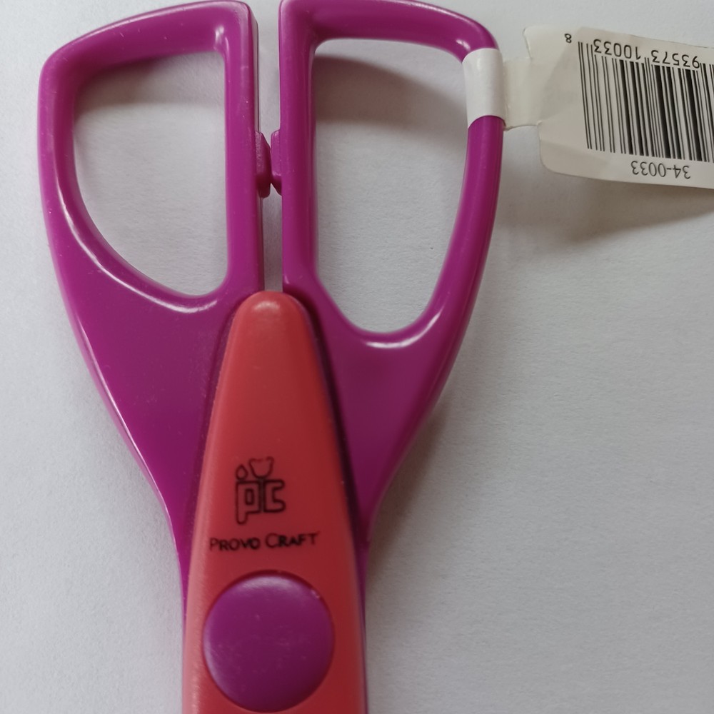 Provo Craft Paper Shapers Scissors #34-0033 with Tag - Wave Pattern
