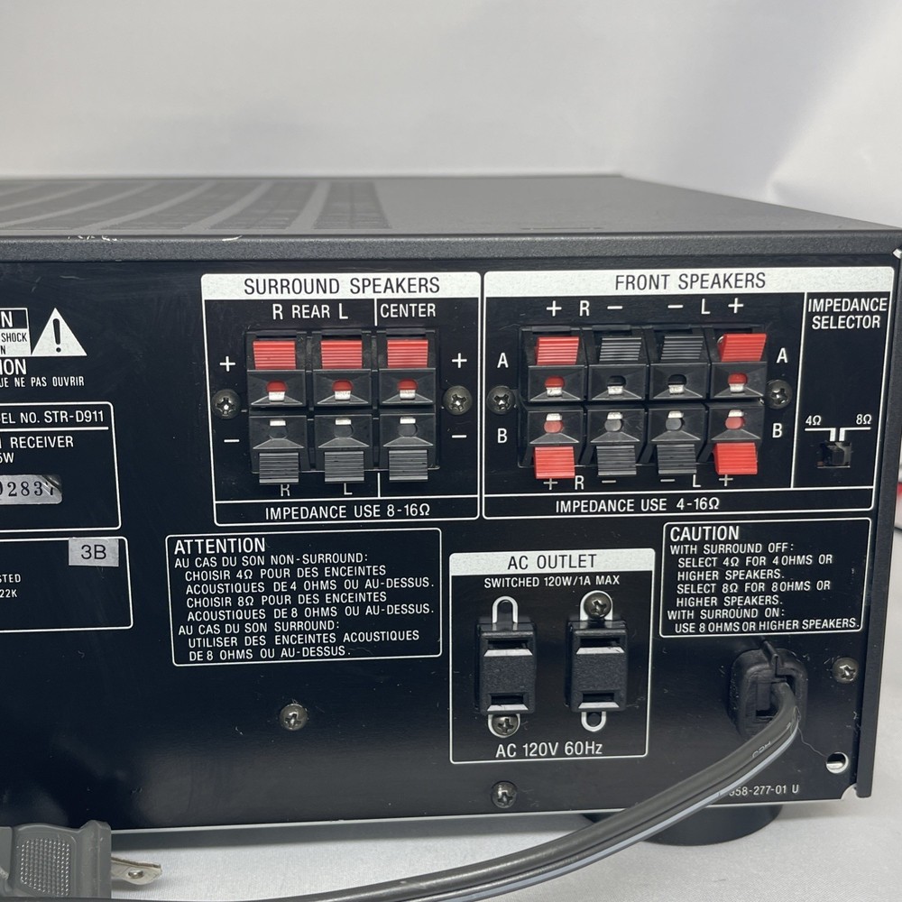 TESTED Sony STR-D911 Digital Sig. Processing Audio/Video Control + REMOTE BUNDLE