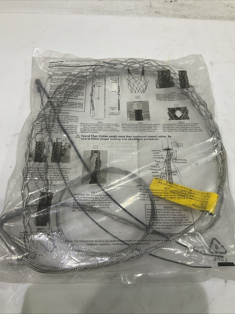 COMMSCOPE 29961-C HOISTING SUPPORT GRIP CLAMP 1 1/4 CABLE R5T