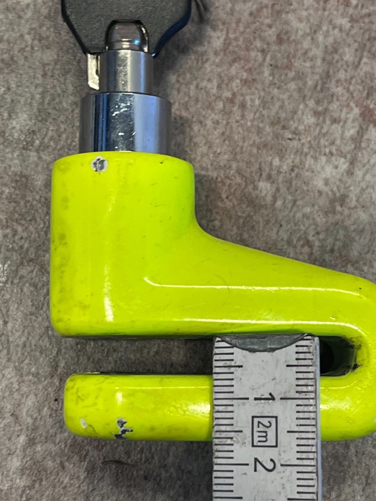 Brake Disc Lock Yellow Lock Brake Disc Motorcycle Scooter