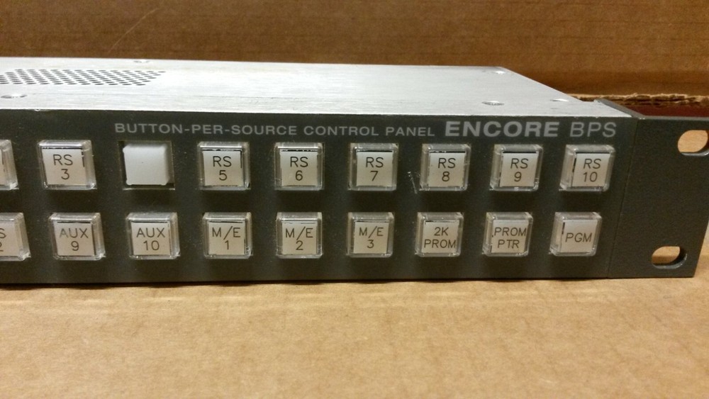 Grass Valley - Encore BPS Control Panel
