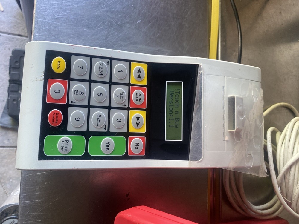 Blackstone Touch N Buy Machine + Key Pad W/ Windows XP Program Works Tested