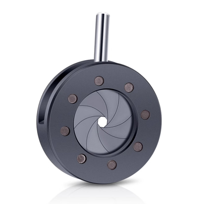 0.8-8mm Aperture Module Integrated Adjustable Iris Diaphragm Manual Condenser