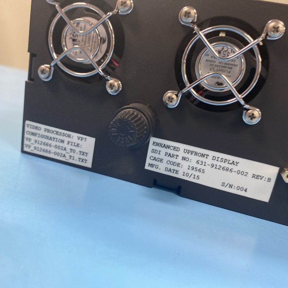 AH64 APACHE AIRCRAFT HELICOPTER EUFD "Enhanced Upfront Display" Simulation