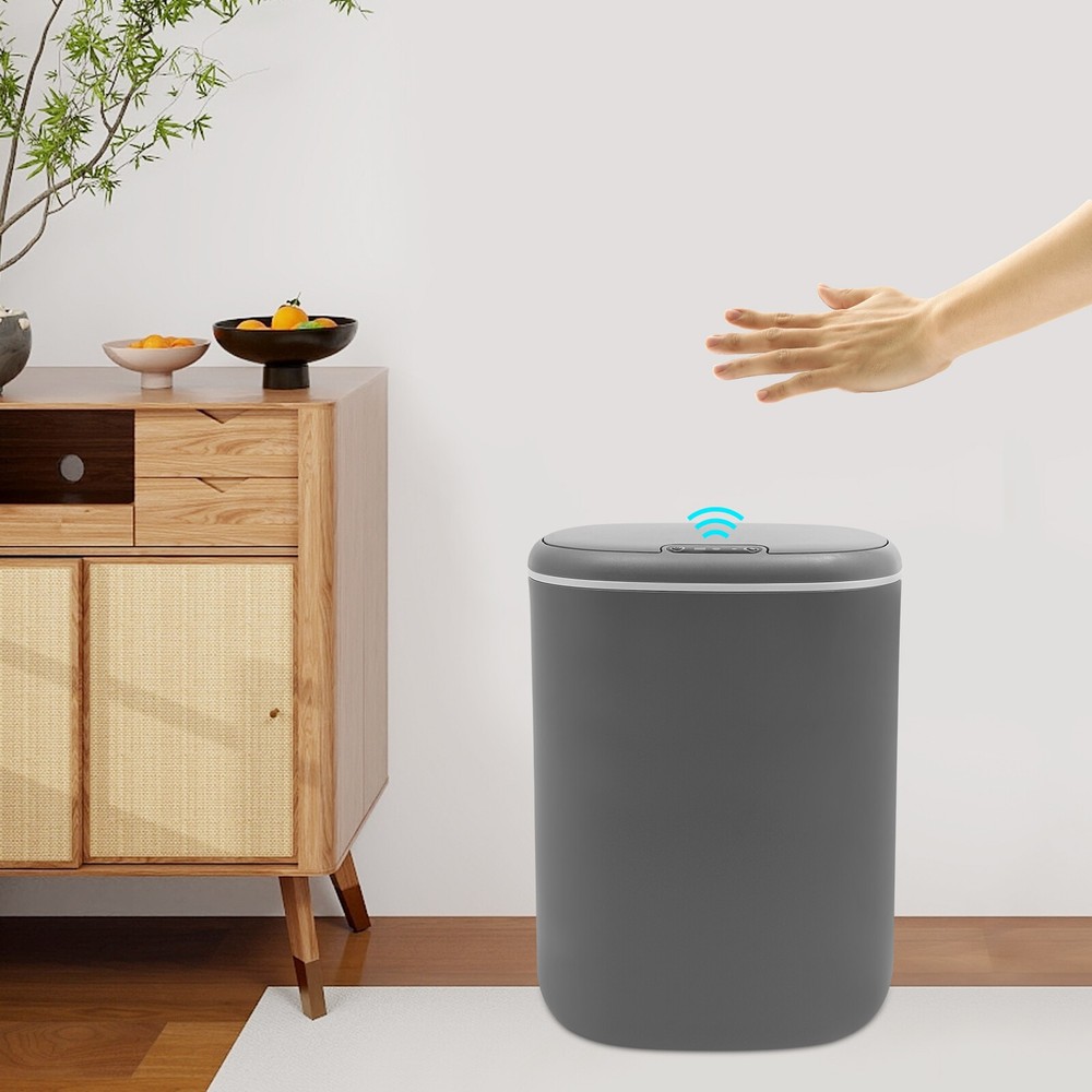 5.2 Gallon Automatic Sensor Trash Can, Touchless 20L Trash Bin Bathroom Kiitchen