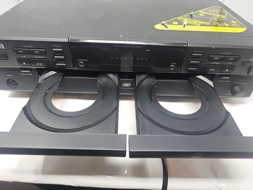 RCA CDRW120 Audio CD/CD-RW Recorder Twin Loading System No Remote Tested Working