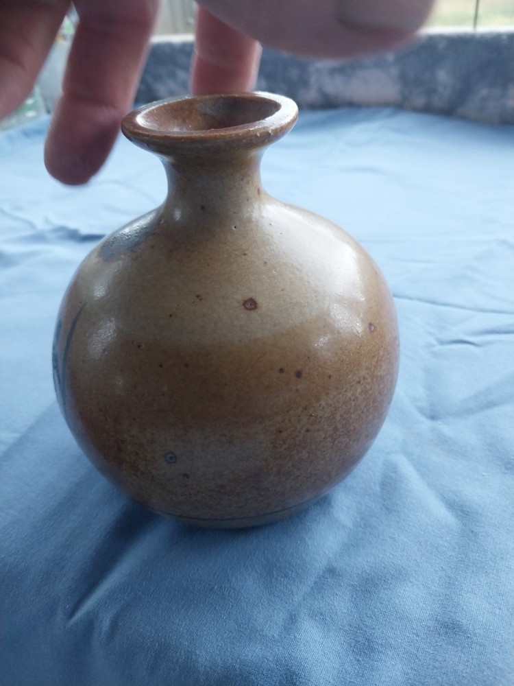 Handmade Stoneware Studio Pottery Vase