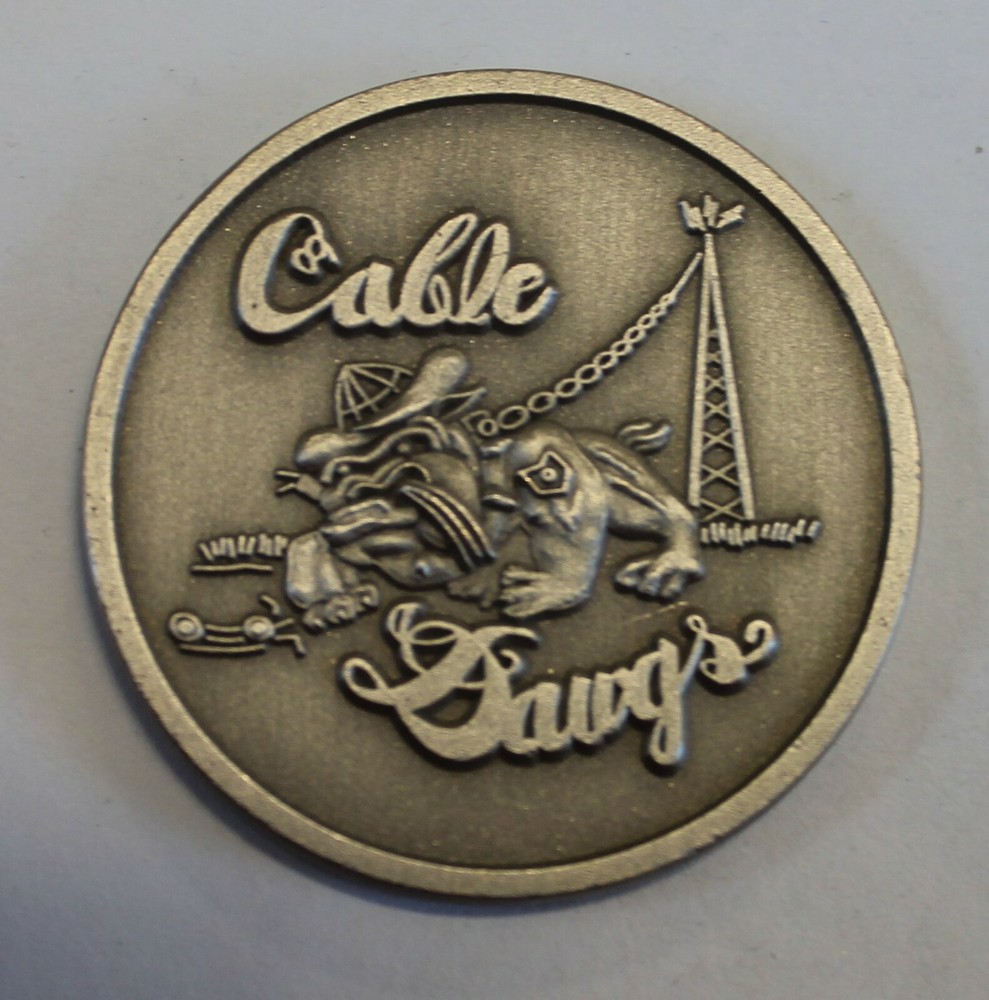CABLE DAWGS Bronze Air Force Challenge Coin