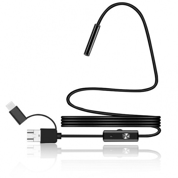 6.5FT Direct Plug To Android Borescope Endoscope Snake Inspection Camera IP67