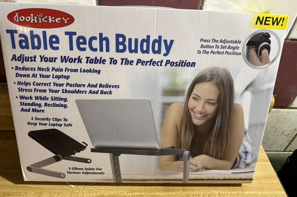 Doohickey Table Tech Buddy - Adjust Your Work Table To The Perfect Position