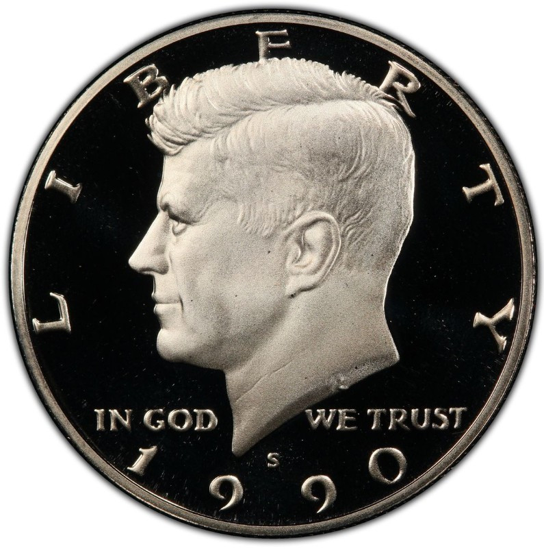 1990-S Proof Kennedy Half Dollar 50C