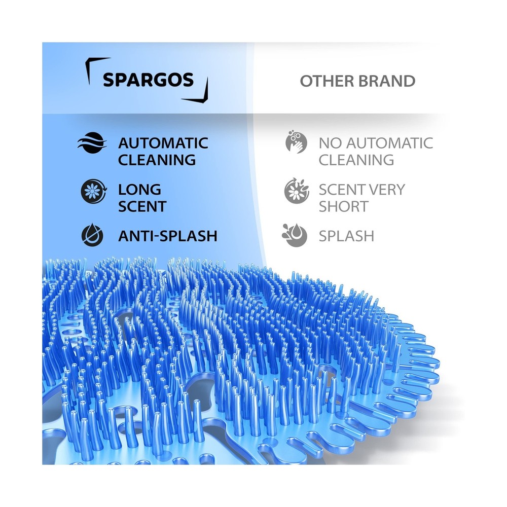 Urinal Screen Deodorizer (36 Pack) - Urinal Cakes - Fresh 3d Wave Anti-Splash...