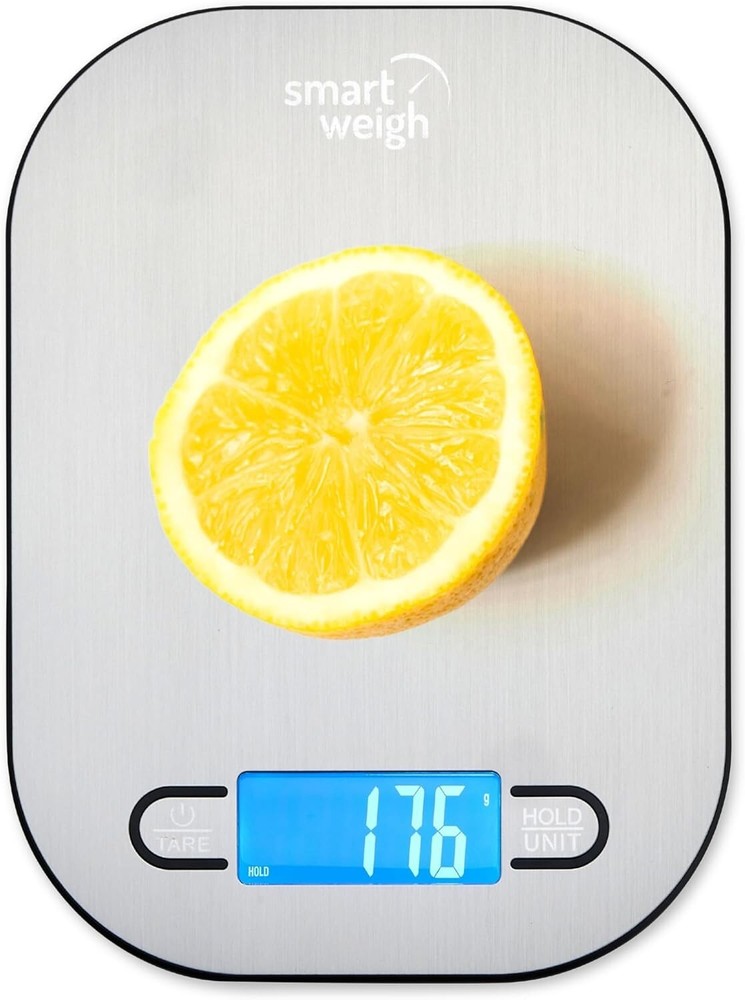 Smart Weigh Digital Kitchen Food Scale - Steel