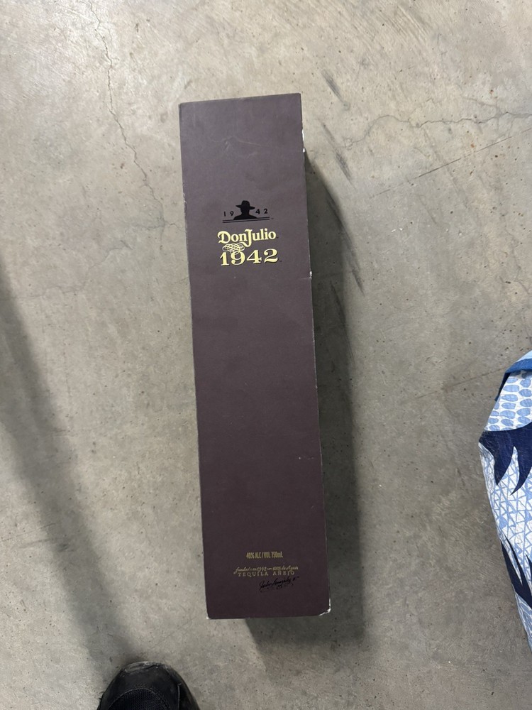 Don Julio 1942 Tequila Anejo Bottle 750ml Empty with Box