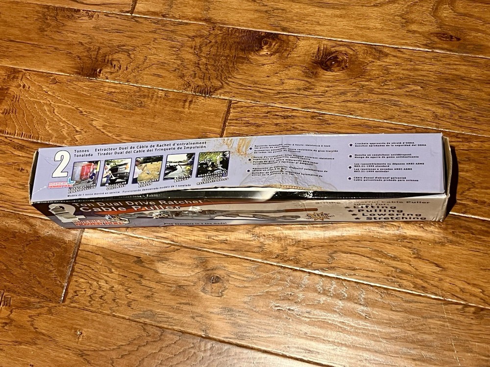 American Power Pull 2 - Ton Dual Drive Ratchet Cable Puller-Open Box, Never Used