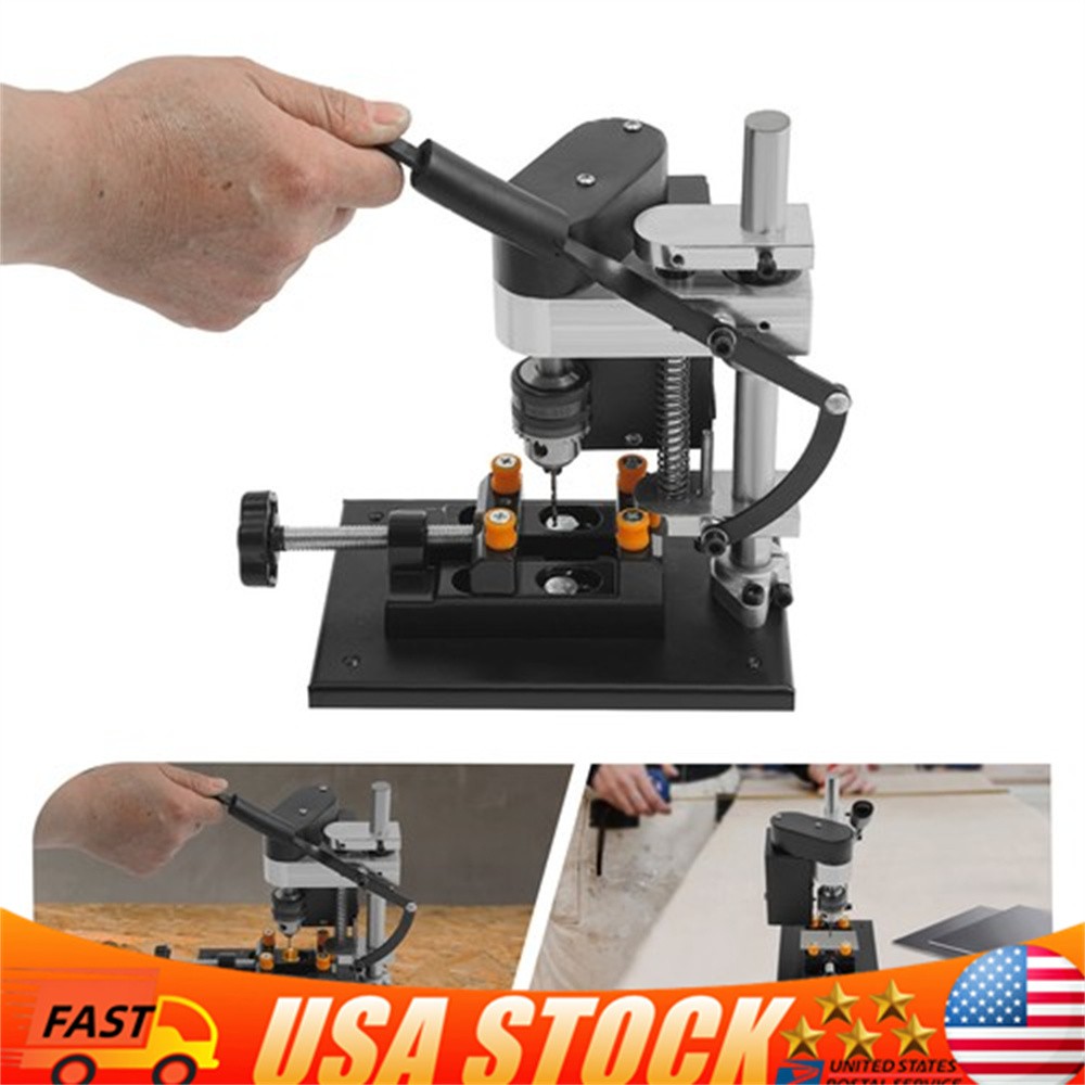 Power Bench Drill, Mini Drill Press, Adjustable Speed Electric Drilling Machine