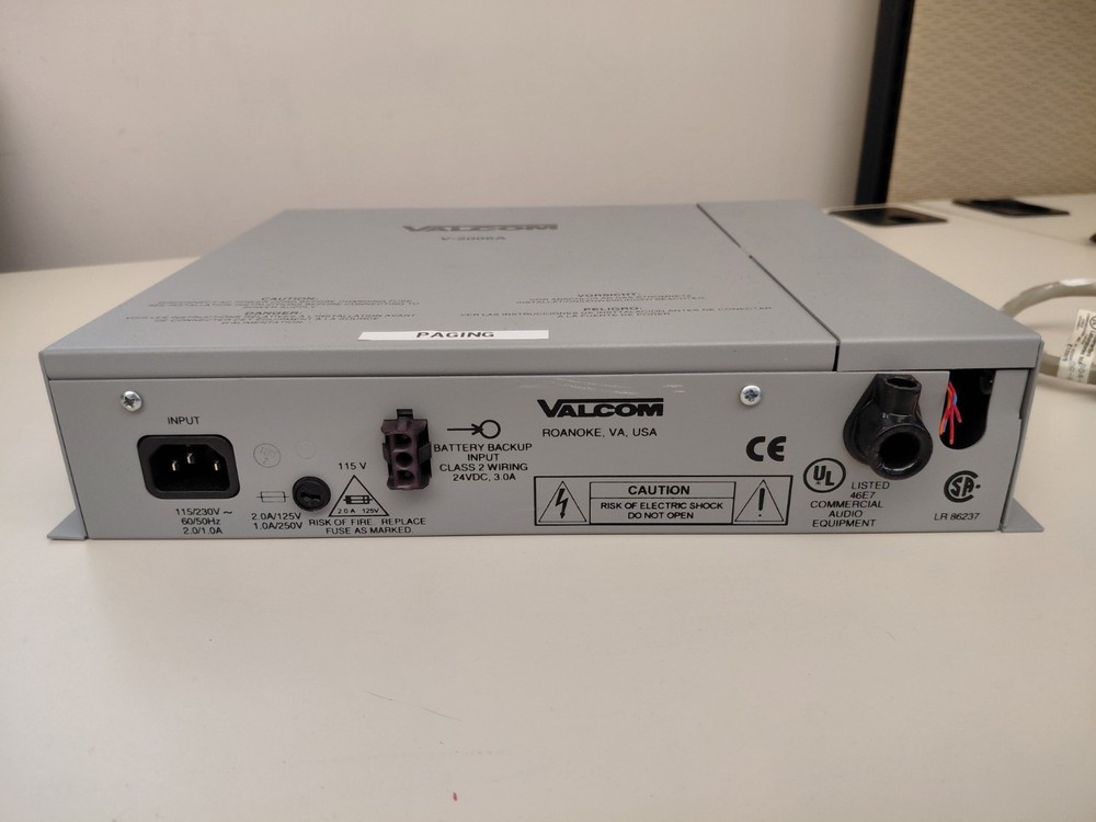 Valcom V-2006A Page Control