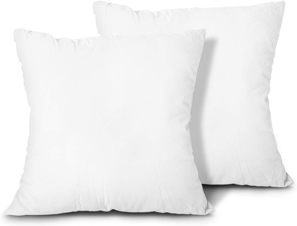 Throw Pillow Inserts, Set of 2 Lightweight Down Alternative Polyester Pillow, Co