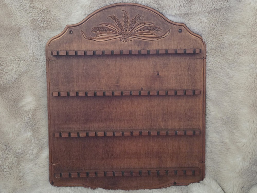 Vintage Spoon Collection Rack