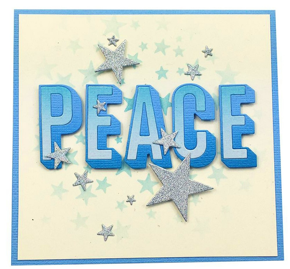 Sizzix Thinlits Alphanumeric Shadow Upper 26PK set #664729 Retail $22.99 T Holtz