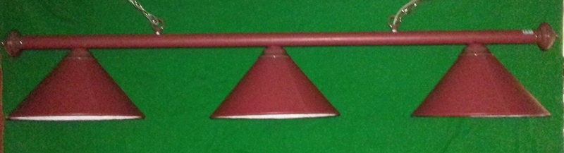 Snooker Table Light Rail Leather Black or Brown