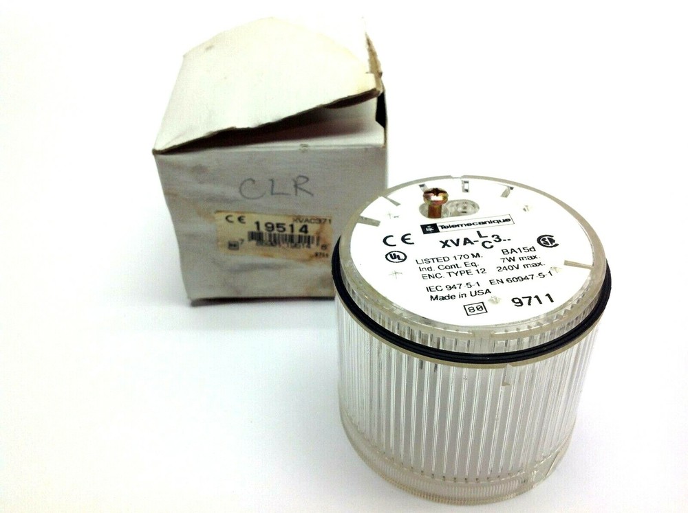 Telemecanique 19514 Clear Stack Light XVAC371